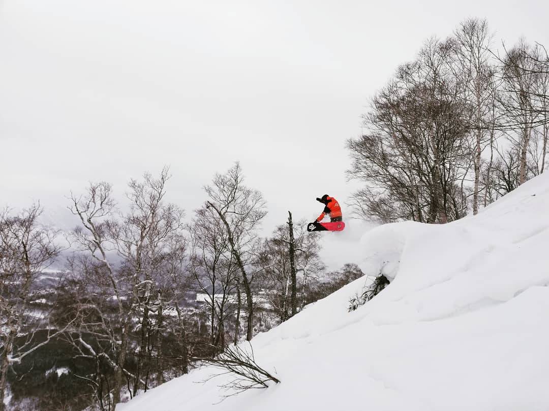 Method drop in Grand hirafu. Niseko